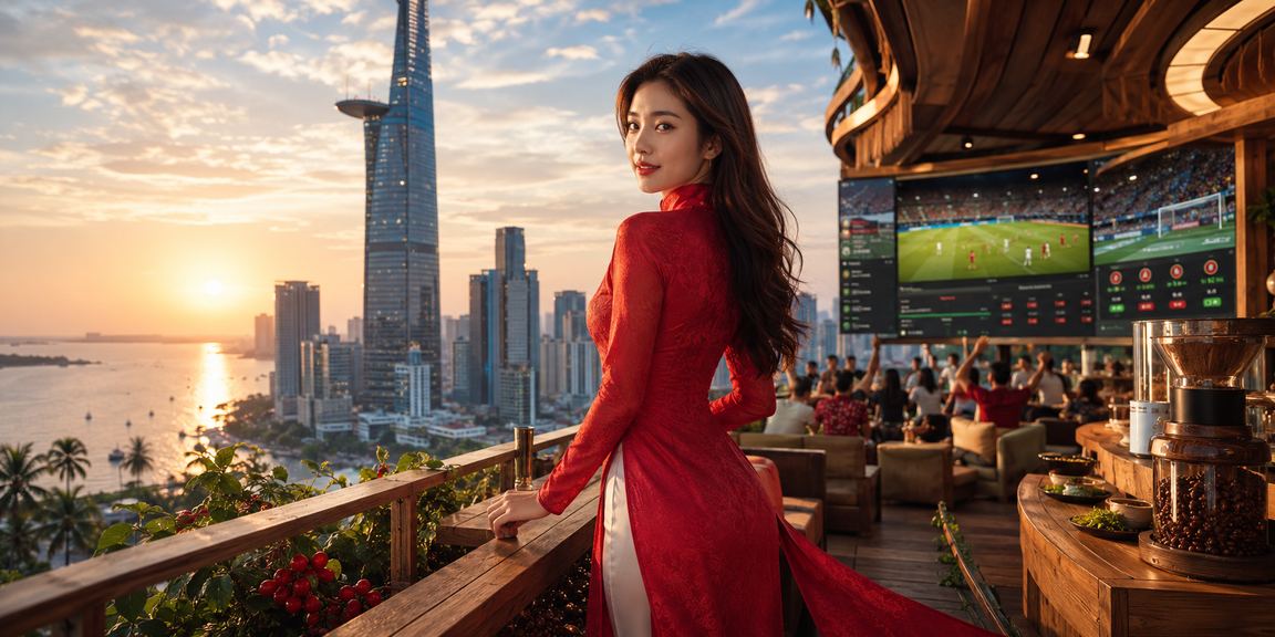 Không khí cá cược sôi động tại TP.HCM với trang phục áo dài truyền thống