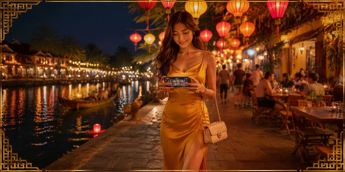 Không khí cá cược nhẹ nhàng tại phố cổ Hội An buổi sáng sớm